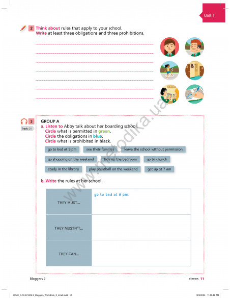 Bloggers 2 A1-A2 workbook - робочий зошит - фото 12