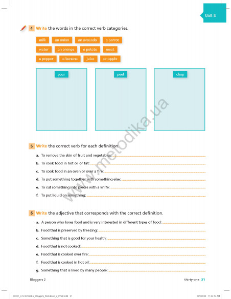 Bloggers 2 A1-A2 workbook - робочий зошит - фото 32