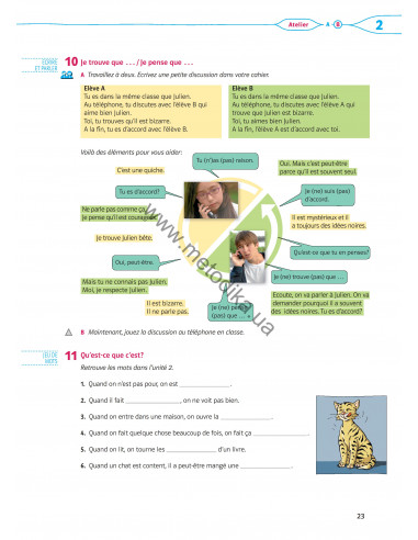 À la découverte du français 6. Робочий зошит для 6-го класу ЗНЗ (2-й рік навчання, 2-га іноземна мова) - фото 24