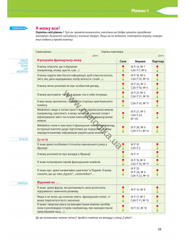 À la découverte du français 6. Робочий зошит для 6-го класу ЗНЗ (2-й рік навчання, 2-га іноземна мова) - фото 30