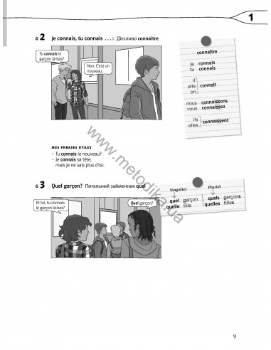 À la découverte du français 6. Граматичний посібник для 6-го класу ЗНЗ (2-й рік навчання, 2-га іноземна мова) - фото 10 À la découverte du français 6. Граматичний посібник для 6-го класу ЗНЗ (2-й рік навчання, 2-га іноземна мова) - фото 10