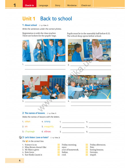 Joy of English 6. Робочий зошит для 6-го класу ЗНЗ (2-й рік навчання, 2-га іноземна мова) - фото 5