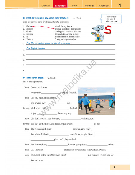 Joy of English 6. Робочий зошит для 6-го класу ЗНЗ (2-й рік навчання, 2-га іноземна мова) - фото 8