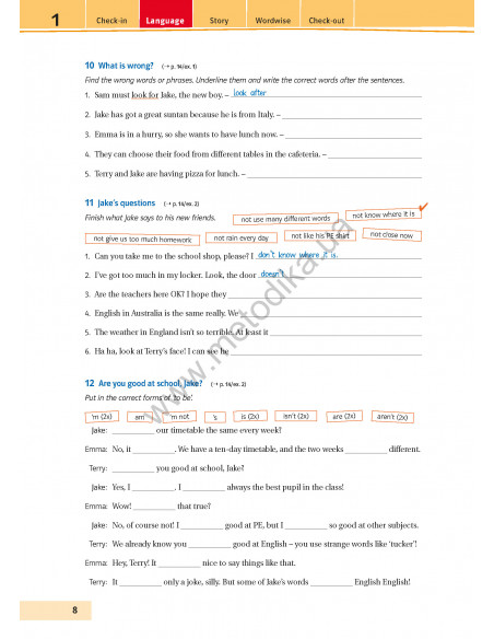 Joy of English 6. Робочий зошит для 6-го класу ЗНЗ (2-й рік навчання, 2-га іноземна мова) - фото 9