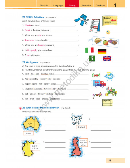 Joy of English 6. Робочий зошит для 6-го класу ЗНЗ (2-й рік навчання, 2-га іноземна мова) - фото 14