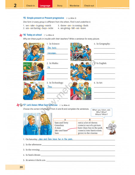 Joy of English 6. Робочий зошит для 6-го класу ЗНЗ (2-й рік навчання, 2-га іноземна мова) - фото 21