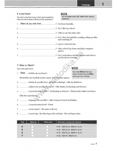 Joy of English 6. Тести для 6-го класу ЗНЗ (2-й рік навчання, 2-га іноземна мова) - фото 8 Joy of English 6. Тести для 6-го класу ЗНЗ (2-й рік навчання, 2-га іноземна мова) - фото 8