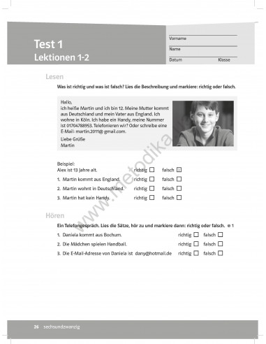 Parallelen 5 neu. Тести для 5-го класу ЗНЗ (1-й рік навчання, 2-га іноземна мова) - фото 11