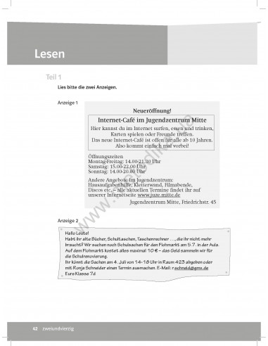 Parallelen 5 neu. Тести для 5-го класу ЗНЗ (1-й рік навчання, 2-га іноземна мова) - фото 15