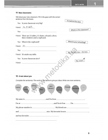 Joy of English 5. Тести для 5-го класу ЗНЗ (1-й рік навчання, 2-га іноземна мова) - фото 11