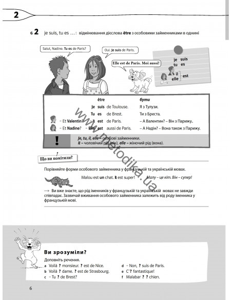 À la découverte du français 5. Граматичний посібник для 5-го класу ЗНЗ (1-й рік навчання, 2-га іноземна мова) - фото 7