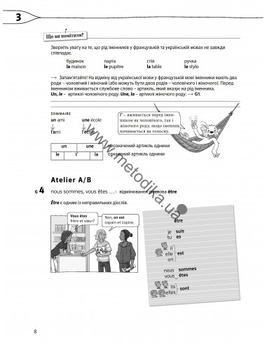 À la découverte du français 5. Граматичний посібник для 5-го класу ЗНЗ (1-й рік навчання, 2-га іноземна мова) - фото 9