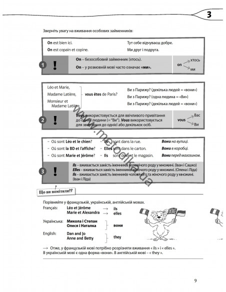 À la découverte du français 5. Граматичний посібник для 5-го класу ЗНЗ (1-й рік навчання, 2-га іноземна мова) - фото 10