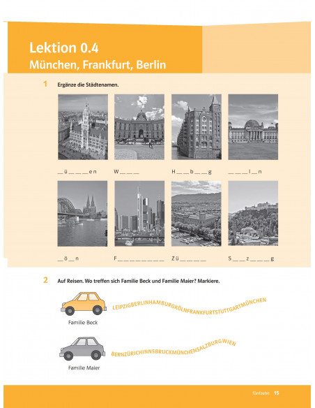 Parallelen 5. Робочий зошит для 5-го класу ЗНЗ (1-й рік навчання, 2-га іноземна мова) - фото 16 Parallelen 5. Робочий зошит для 5-го класу ЗНЗ (1-й рік навчання, 2-га іноземна мова) - фото 16