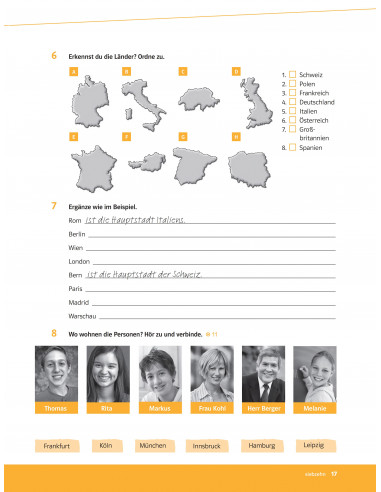 Parallelen 5. Робочий зошит для 5-го класу ЗНЗ (1-й рік навчання, 2-га іноземна мова) - фото 18 Parallelen 5. Робочий зошит для 5-го класу ЗНЗ (1-й рік навчання, 2-га іноземна мова) - фото 18