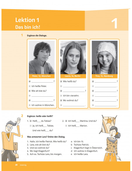 Parallelen 5. Робочий зошит для 5-го класу ЗНЗ (1-й рік навчання, 2-га іноземна мова) - фото 21 Parallelen 5. Робочий зошит для 5-го класу ЗНЗ (1-й рік навчання, 2-га іноземна мова) - фото 21