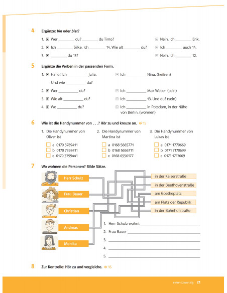 Parallelen 5. Робочий зошит для 5-го класу ЗНЗ (1-й рік навчання, 2-га іноземна мова) - фото 22 Parallelen 5. Робочий зошит для 5-го класу ЗНЗ (1-й рік навчання, 2-га іноземна мова) - фото 22