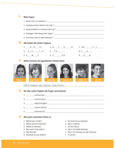 Parallelen 5. Робочий зошит для 5-го класу ЗНЗ (1-й рік навчання, 2-га іноземна мова) - фото 23 Parallelen 5. Робочий зошит для 5-го класу ЗНЗ (1-й рік навчання, 2-га іноземна мова) - фото 23