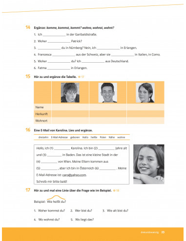 Parallelen 5. Робочий зошит для 5-го класу ЗНЗ (1-й рік навчання, 2-га іноземна мова) - фото 24 Parallelen 5. Робочий зошит для 5-го класу ЗНЗ (1-й рік навчання, 2-га іноземна мова) - фото 24