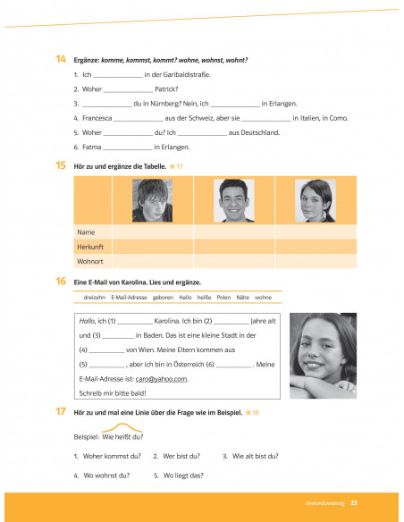 Parallelen 5. Робочий зошит для 5-го класу ЗНЗ (1-й рік навчання, 2-га іноземна мова) - фото 24 Parallelen 5. Робочий зошит для 5-го класу ЗНЗ (1-й рік навчання, 2-га іноземна мова) - фото 24