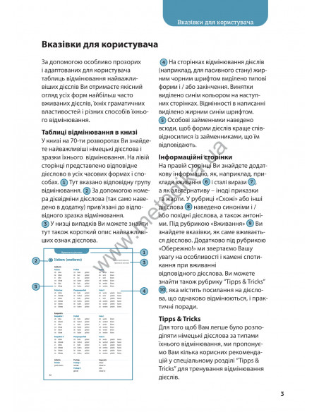 Все про німецькі дієслова. Граматика в таблицях - фото 4