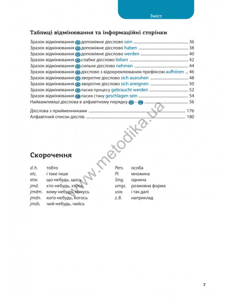 Все про німецькі дієслова. Граматика в таблицях - фото 7