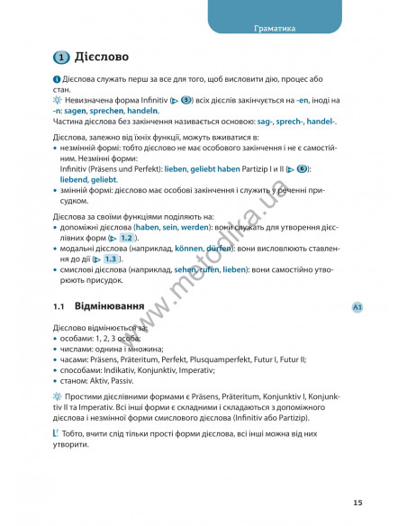 Все про німецькі дієслова. Граматика в таблицях - фото 12