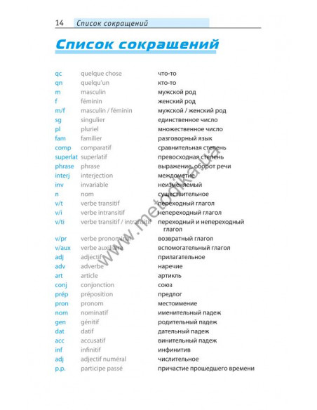 Начни говорить по-французски - 1000 слов, которые тебе действительно нужны - фото 14 Начни говорить по-французски - 1000 слов, которые тебе действительно нужны - фото 14