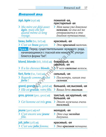 Начни говорить по-французски - 1000 слов, которые тебе действительно нужны - фото 17 Начни говорить по-французски - 1000 слов, которые тебе действительно нужны - фото 17