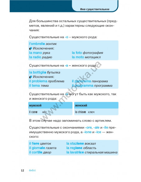 Итальянская грамматика кратко и легко - фото 13