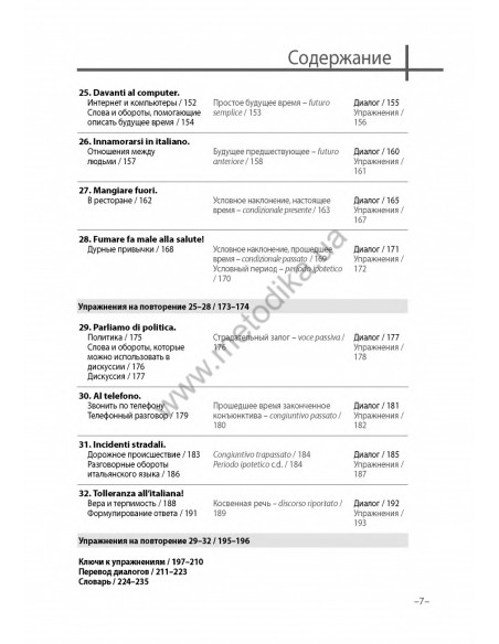 Итальянский 20 минут каждый день - книга з аудіосупроводом - фото 6