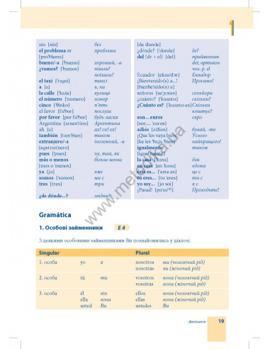 Самовчитель іспанської мови - книга з аудіосупроводом - фото 19 Самовчитель іспанської мови - книга з аудіосупроводом - фото 19