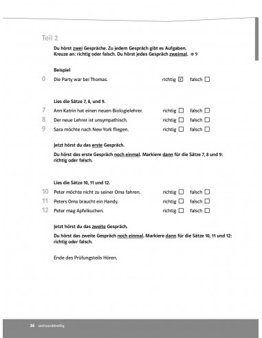 Parallelen 6 neu. Тести для 6-го класу ЗНЗ (2-й рік навчання, 2-га іноземна мова) - фото 18