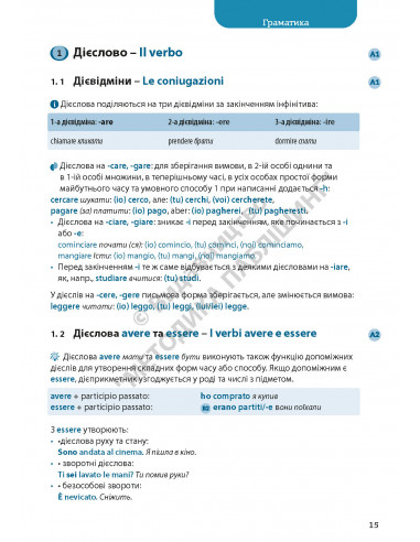 Все про італійські дієслова. Граматика в таблицях - фото 16