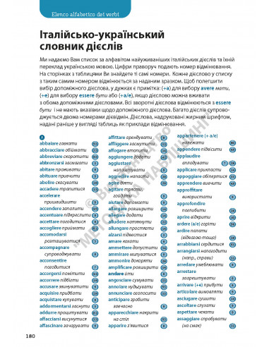Все про італійські дієслова. Граматика в таблицях - фото 27
