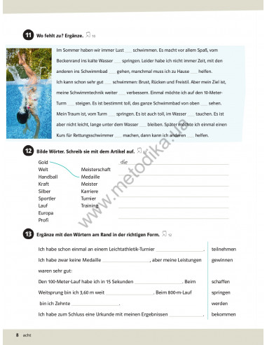 Die Deutschprofis B1 Übungsbuch - робочий зошит - фото 9 Die Deutschprofis B1 Übungsbuch - робочий зошит - фото 9