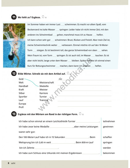 Die Deutschprofis B1 Übungsbuch - робочий зошит - фото 9 Die Deutschprofis B1 Übungsbuch - робочий зошит - фото 9