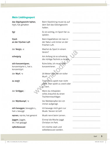 Die Deutschprofis B1 Wörterheft - зошит-словник - фото 6