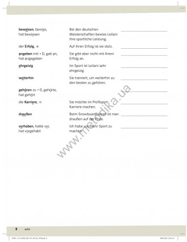 Die Deutschprofis B1 Wörterheft - зошит-словник - фото 9