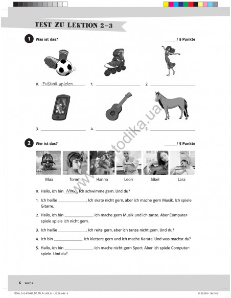 Die Deutschprofis A1 Testheft - зошит для тестів - фото 7