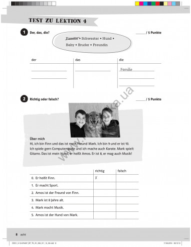 Die Deutschprofis A1 Testheft - зошит для тестів - фото 9