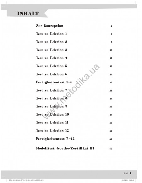 Die Deutschprofis B1 Testheft - зошит для тестів - фото 4