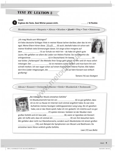 Die Deutschprofis B1 Testheft - зошит для тестів - фото 10