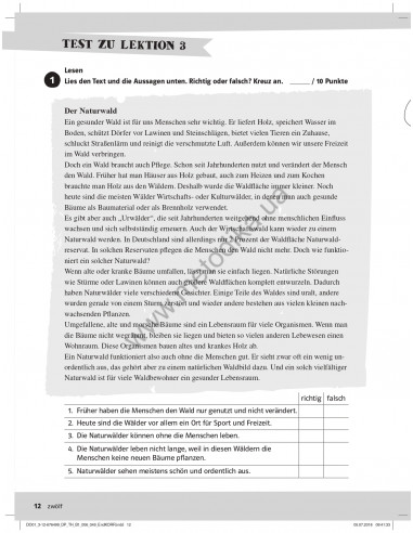 Die Deutschprofis B1 Testheft - зошит для тестів - фото 13