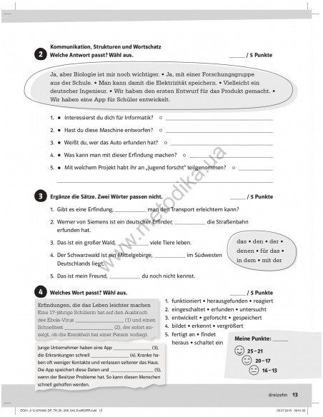 Die Deutschprofis B1 Testheft - зошит для тестів - фото 14