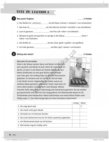 Die Deutschprofis A2 Testheft - зошит для тестів - фото 11