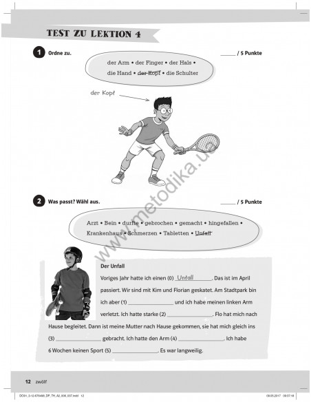 Die Deutschprofis A2 Testheft - зошит для тестів - фото 13