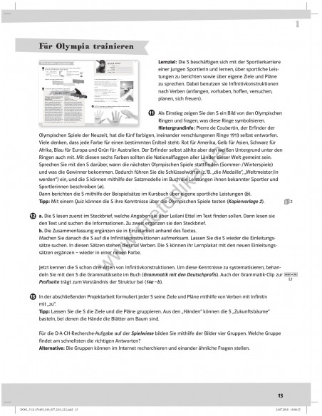 Die Deutschprofis B1 Lehrerhandbuch - книга вчителя - фото 14