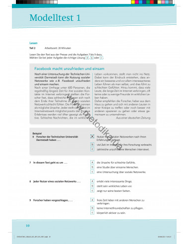 Mit Erfolg zum Goethe-/ÖSD-Zertifikat B1 Testbuch - тести - фото 11