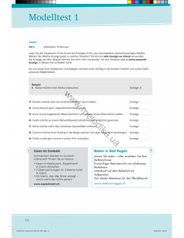 Mit Erfolg zum Goethe-/ÖSD-Zertifikat B1 Testbuch - тести - фото 13
